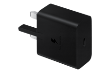 SAMSUNG 15W Adaptive Fast Charger (USB C without Cable) White Black