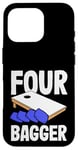 Coque pour iPhone 16 Pro Planche Four Bagger Cornhole Fun Sport Vibes