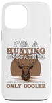 Coque pour iPhone 13 Pro Max Parrain de chasse pour homme Chasse drôle Chasseur de cerf