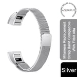 Milanese Replacement Strap Band Stainless Steel Silver 180mm Fitbit Alta Tracker