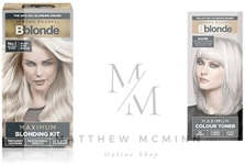 Bblonde Maximum Blonding Kit, Permanent Blonde Bleach Hair Dye, Maximum Colour