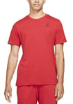 Nike Men's J Jumpman Emb Ss Crew T-Shirt, Gym Red/Black, L