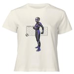 Marvel Ant-Man & The Wasp: Quantumania Cassie Lang Hex Cropped T-Shirt - Cream - M - Crème