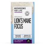 Mushrooms For Life Organic Lion&apos;s Mane Focus - 60 Capsules