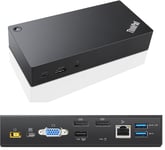 Lenovo ThinkPad USB-C Dock - dokkingstasjon - USB-C - VGA  2 x DP - 1GbE