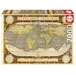 Educa 19620 Mapamundi 2000 World Map, Assorted, 96 x 68 cm