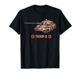 Vintage World War 2 German Tank Tiger 2 WW2 gift T-Shirt