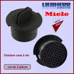 Filtre à charbon WF090 cave à vin 7433243 (Lot de 2)