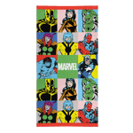 Marvel Pop Beach Bath Towel 100% Cotton Iron-Man, Thor, Hulk, Spiderman & Captai