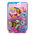 Coffret Fête Magique à la Piscine Polly Pocket - Mini Figurines et Accessoires - Jouet Fille