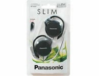 Panasonic Slim Clip-on Stereo Earphones Headphones PA-RP-HS46E-K Black For Mp3