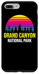 Coque pour iPhone 7 Plus/8 Plus Grand Canyon National Park Retro Sunset Family Vacation