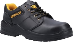 Caterpillar Mens Safety Shoes Trainers Striver Low S3 Leather Lace Up black UK S