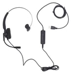 Phone Headset Support 3.5mm Connector Plug And Play USB Plug Office Headphone