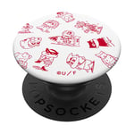 【Manga】Crayon Shin-chan Transformation Shin-chan PopSockets Grip and Stand for Phones and Tablets