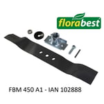 Lame de rechange pour Lidl Tondeuse à essence fbm 450 A1 - ian 102 - Florabest