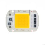 Led Cob Chip 10w/20w/30w/50w/220v Smart Ic Ingen drivrutin behövs 3w/5w/7w/9w LED-lampa - Perfet Warm White 50W