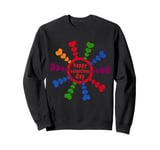 Funny Happy Valentines Day Heart Love Valentine Men Women Sweatshirt