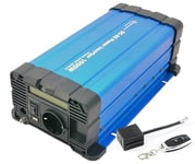 SOLARTRONICS FS1000D Convertisseur 12V 220V Sinus Pur 1000W/2000W avec écran et télécommande Radio, pour systèmes solaires, de caravanes et de Camping-Cars