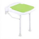 Shower Stool Shower Chair Wall-Mounted Drop-Leaf Stool, Foldable Shower Seating Chair, Folding Bath Seat