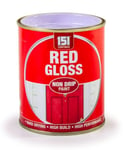 151 Wood Metal Brick Plastic Interior Exterior Non-Drip Gloss Paint 300ml - Red