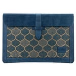 Londo Fille OTTO187 Housse en Cuir véritable pour MacBook Pro et Air - Bleu, 13,3 et 13 Pouces