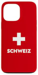 iPhone 13 Pro Max Switzerland Flag Suisse Swiss Schweiz White Red Case