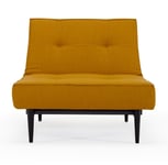 Innovation Living Splitback Styletto Loungestol, Gul m. svarte ben