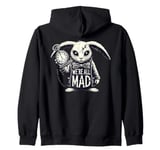 Alice in Wonderland - We're All Mad White Rabbit Mad Hatter Zip Hoodie