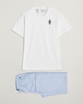 Polo Ralph Lauren Cotton Pyjama Set Blue/White