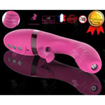 LCC® Vibrator luftfuktare spray 2 portar vatten klitoris kraftfull kvinnlig slida sexleksak uppladdningsbar tyst starkt par