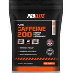 Caffeine 200mg x 360 Tablets - Energy Pre Workout and Mental Focus Tablets Pills