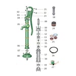 Reservdelar Gårdspump Nr 12 (typ av reservdel: 26. Komplett slangpaket)