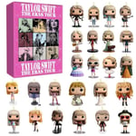 Taylor Swift The Eras Tour 24-dagars Nedräkningsjulkalender Hängande Ornament A