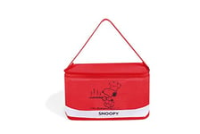 Excelsa 61622 Lunch Box Snoopy, Polyester, Rouge