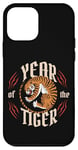 iPhone 12 mini Year of the Tiger Fierce Traditional Vintage Chinese Zodiac Case