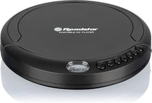 PCD-435NCD/BK Discman, Lecteur CD, CDA, CD-R, CD-RW, Portable avec Écouteurs Inclus, sans Fil, Écran LCD, Piles, Noir