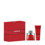 Montblanc LEGEND RED - Gift Set For Men - 50 ml EDP + 100 ml Showergel 