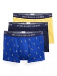 Ralph Lauren Classic Stretch Cotton Trunks, Pack of 3, Multi