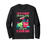 I'm The Legendary Cleaning Lady Housekeeping Long Sleeve T-Shirt