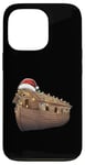 Coque pour iPhone 13 Pro Chapeau de Noël Arche de Noé