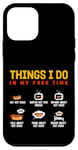 Coque pour iPhone 12 mini Ce que je fais : les hot-dogs mangent Watch Inform Talk