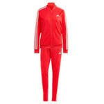 adidas Women's Essentials 3-Stripes Track Suit, Better Scarlet/White, XXL Tall