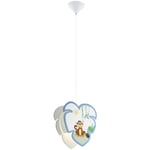 Lampe pendule bébé salle de jeux parapluie en bois singe motif garçons filles animal lampe suspendue Eglo 96952