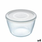 Round Lunch Box with Lid Pyrex Cook & Freeze 1,6 L 17 x 17 x 12 cm Transparen