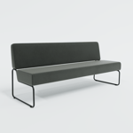 Soffa Play - Modul 190 cm, Tyg Nevotex Eros Trend 37 - Antracitgrå