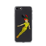 ERT GROUP mobile phone case for Iphone 7/8/ SE 2/ SE 3 original and officially Licensed Disney pattern Peter Pan 001 optimally adapted to the shape of the mobile phone, partially transparent