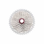 Cassette VTT 11v 11-50T en Aluminium Argent Compatible HG Shimano/Sram Sunrace