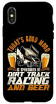 iPhone X/XS Dirt Track Racing Race Sprint Car Vintage Beer Case