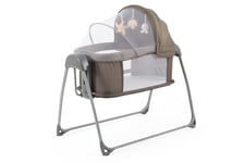 Babystyle Oyster Swinging Crib Mink 0 to 12M with Mattress Canopy Toys & Remote